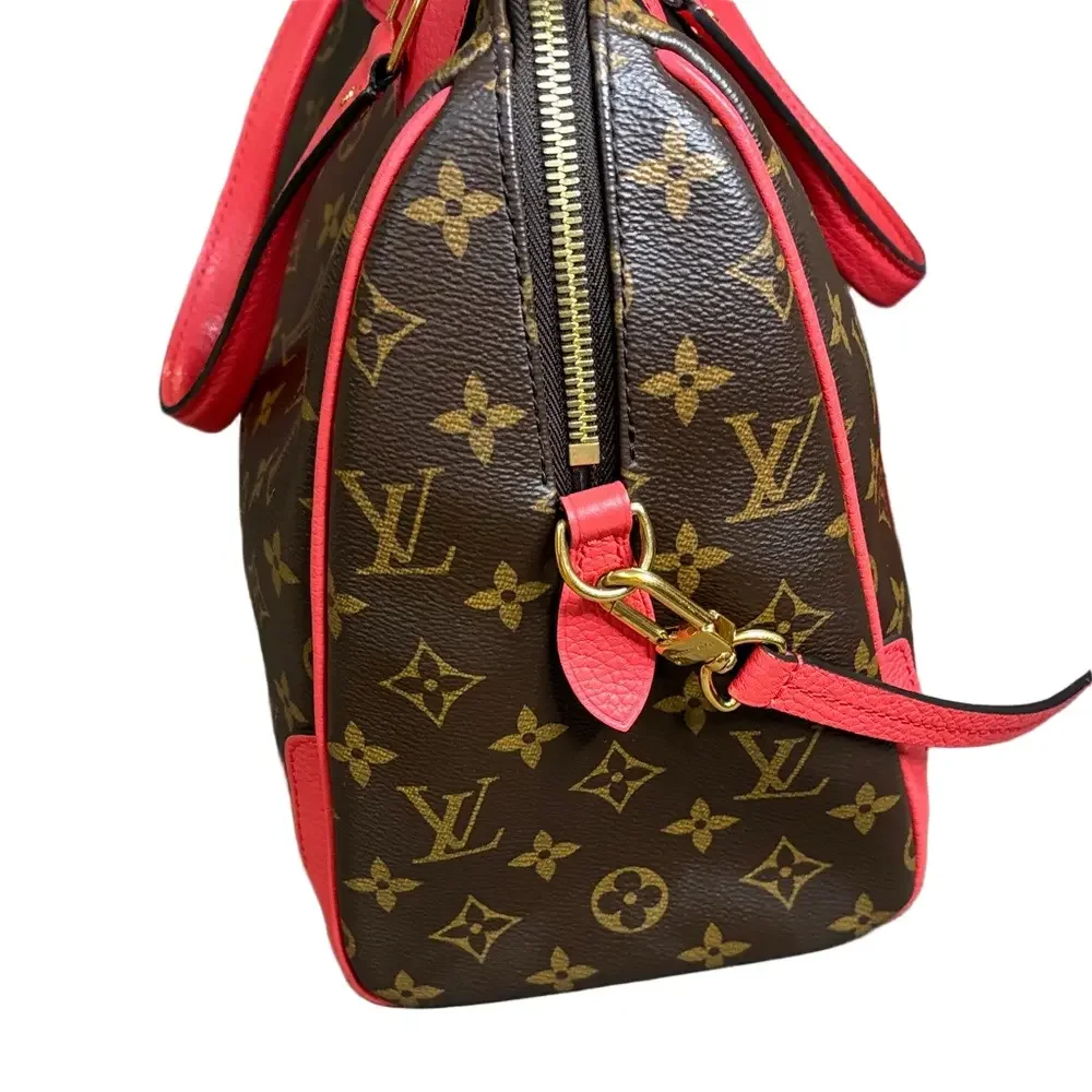 Louis Vuitton Retiro NM Monogram Bright Coral Satchel Crossbody